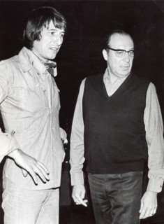 Udo JÜRGENS with Rolf KUTSCHERA, Vienna 1972