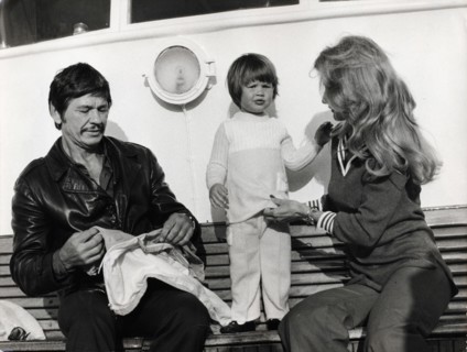 Charles BRONSON + Jill IRELAND and their daughter Zuleika