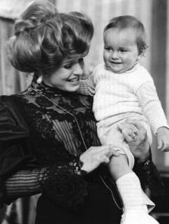 Senta Berger with son Simon Vincent Verhoeven