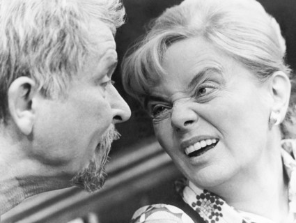 Heini KAUFELD and Heidi KABEL in 'Gossip in the Staircase' 1962