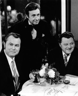Franz Josef STRAUß, Eduard ZIMMERMANN and Peter ALEXANDER, 1974