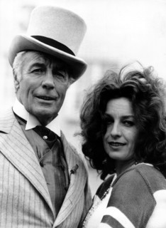 Johannes HEESTERS with his daughter Nicole HEESTERS 1976