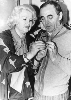 Kristina SÖDERBAUM and Charles AZNAVOUR, Munich 1977