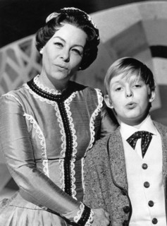 Ilse WERNER and Matthias MISSELWITZ in a television show, 1970
