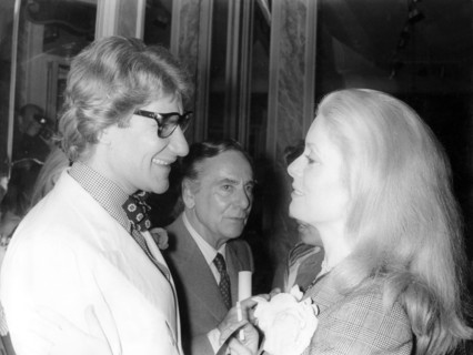 Yves SAINT LAURENT and Catherine DENEUVE, 1981