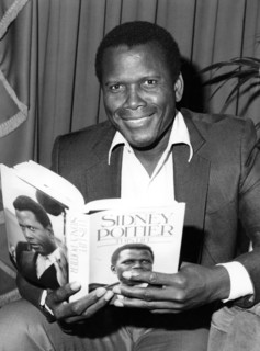 Sidney POITIER with his autobiography 'This life'