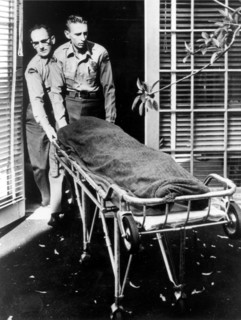 Body of Marilyn MONROE