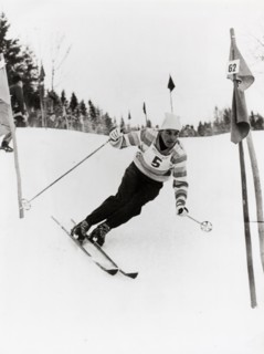 Toni SAILER on a descent