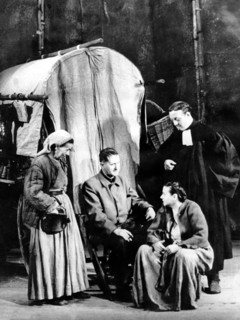 Bertolt BRECHT and Helene WEIGEL at rehearsals