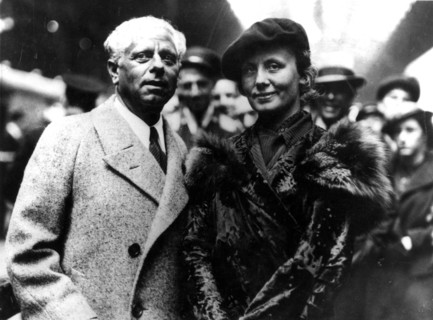 Max REINHARDT with his wife