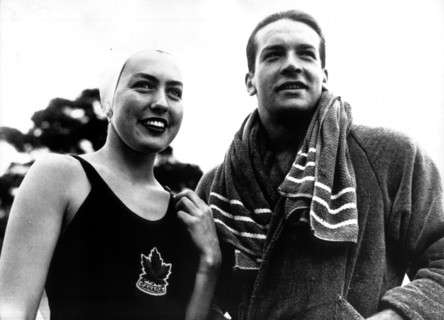 Irene STRONG and Carlo PEDERSOLI, Helsinki 1952