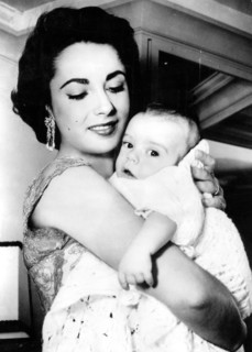 Elizabeth TAYLOR with son Michael