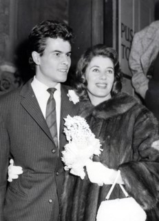 Wedding of Horst BUCHHOLZ and Myriam BRU, 1958