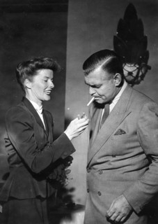 Katharine HEPBURN and Clark GABLE