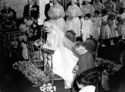 Wedding of Prince RAINIER III. and Grace KELLY, Monte Carlo 1956