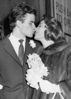 Wedding of Horst BUCHHOLZ and Myriam BRU, 1958