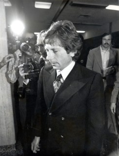 Roman POLANSKI in court, Los Angeles 1977