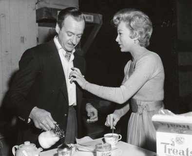 David NIVEN and Shirley MACLAINE, 1956