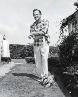 David NIVEN in his garden