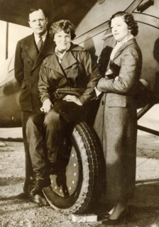 Amelia EARHART with husband