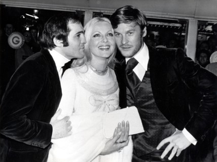 Marcel CERDAN Jr., Virna LISI and Helmut BERGER 1971