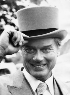 Larry HAGMAN beim Royal Ascot Pferderennen 1980