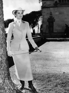 Grace KELLY in riding costume, Hollywood 1955