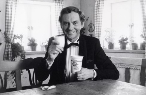 Harald JUHNKE, advertising for dairy products, undated around the 1970s