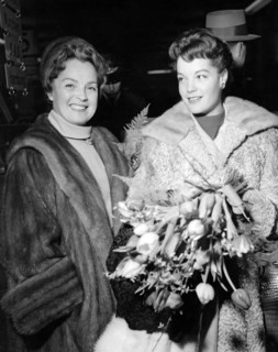 Magda and Romy SCHNEIDER in Copenhagen, 1958