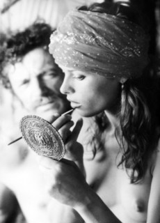 Uschi OBERMAIER and Dieter BOCKHORN in Goa 1976