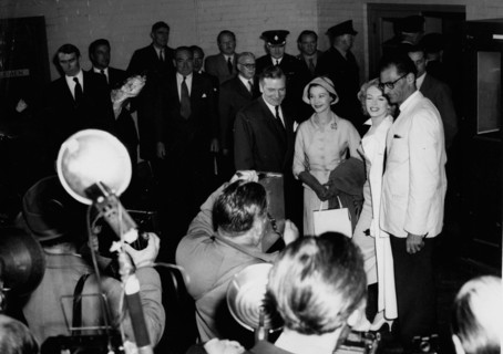 Marilny MONROE, Arthur MILLER, Luarence OLIVIER and Vivien LEIGH, 1956