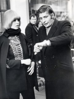 Brigitte BARDOT with Gunter SACHS in London