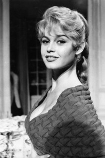 Brigitte BARDOT, portrait in 'The Bride was much too beautiful', 1956