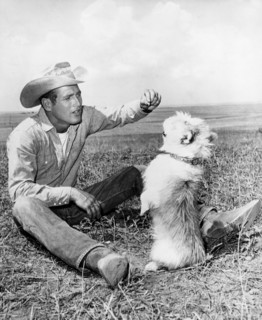 Paul NEWMAN filming 'Hud' in 1962
