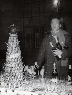 Paul NEWMAN celebrates his 40th birthday, 1965