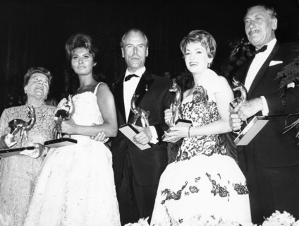 Bambi Awards 1961 in Karlsruhe, LOREN, LEUWERIK, FISCHER, ROSAR, BIRGEL