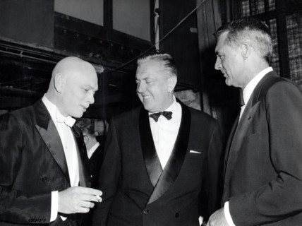Yul BRYNNER, Jaques TATI, Cary GRANT, 1959