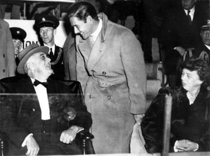 Franklin Delano ROOSEVELT and Errol FLYNN, undated