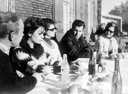 Princess Soraya ESFANDIARY BAKHTIARI and Maximilian SCHELL 1964