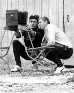 Walter GILLER and Armin HARY with a camera