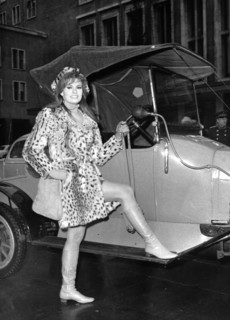 Raquel WELCH in Berlin 1967
