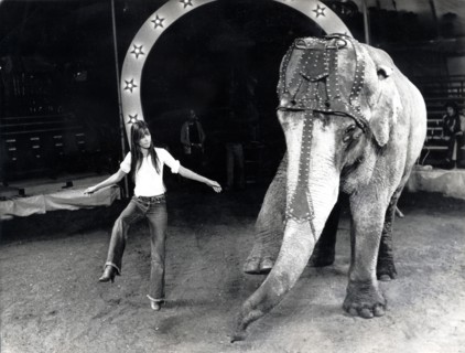 Jane BIRKIN in the circus