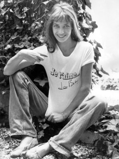 Jane BIRKIN with 'Je T'aime' T-shirt