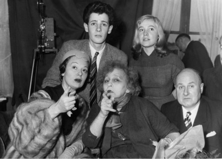 C. AUTANT LARA, N. BERGER, E. FEUILLÈRE, SG COLETTE, PM BECK, 1954