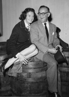 Margot HIELSCHER and Benny GOODMAN at the Oktoberfest, 1959