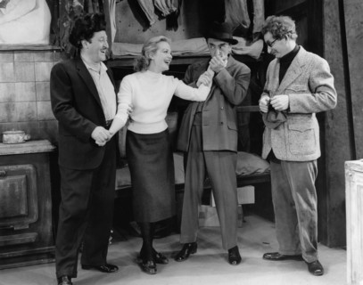 Hildegard KNEF and Don AMECHE in 'Silk Stockings'