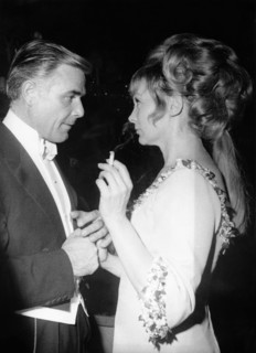 Joachim FUCHSBERGER and Eva PFLUG, Bal Paré Munich 1967