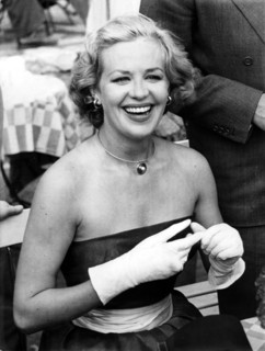 Hildegard KNEF at the IV Berlin International Film Festival in 1954
