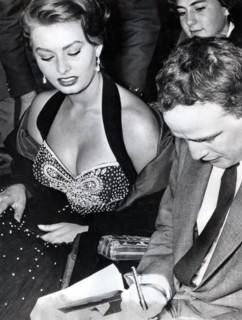 Sophia LOREN and Marlon BRANDO, Venice Film Festival 1954