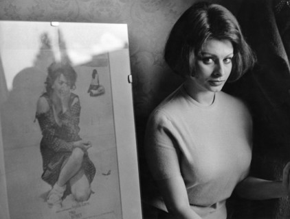 Sophia LOREN, at home, 1962